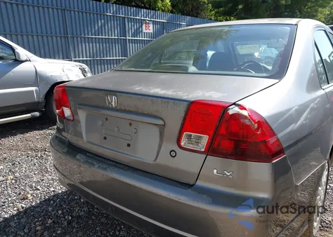 2005 Honda Civic Lx из США, поврежденный, VIN 2HGES16575H598665